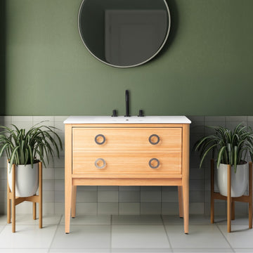Corbin Modern Classic 1-Drawer Bath Vanity Base Only (Sink Basin Not Included)